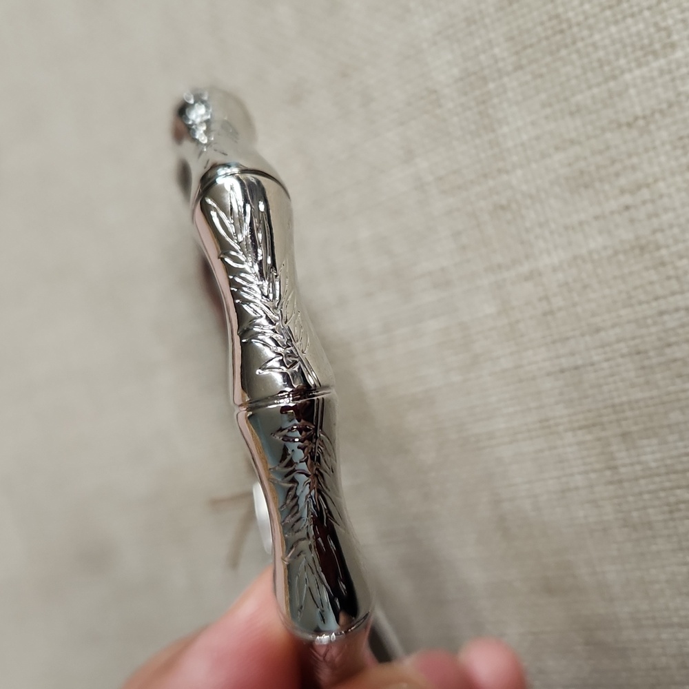 Tommy Bahama Bamboo Leaf Silver Bracelet Nwt - Picture 5 of 7